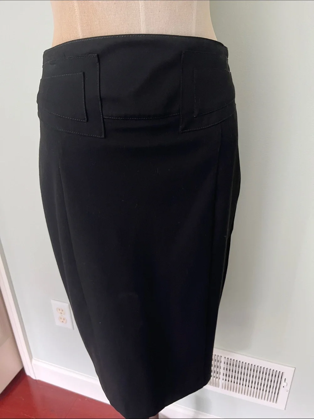 Classic Black Pencil Skirt - Women's Professional Staple